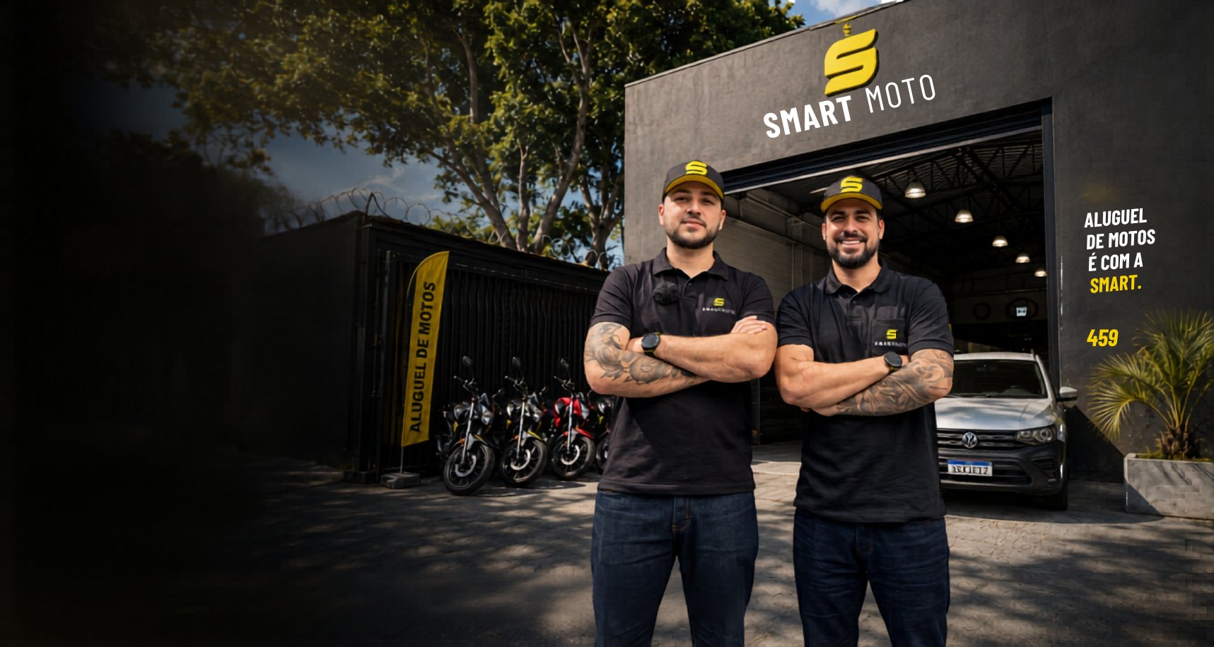 Equipe Smart Moto na loja